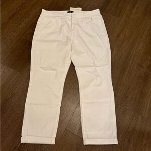 NWT 7 for all Mankind Josephine white jeans size 32